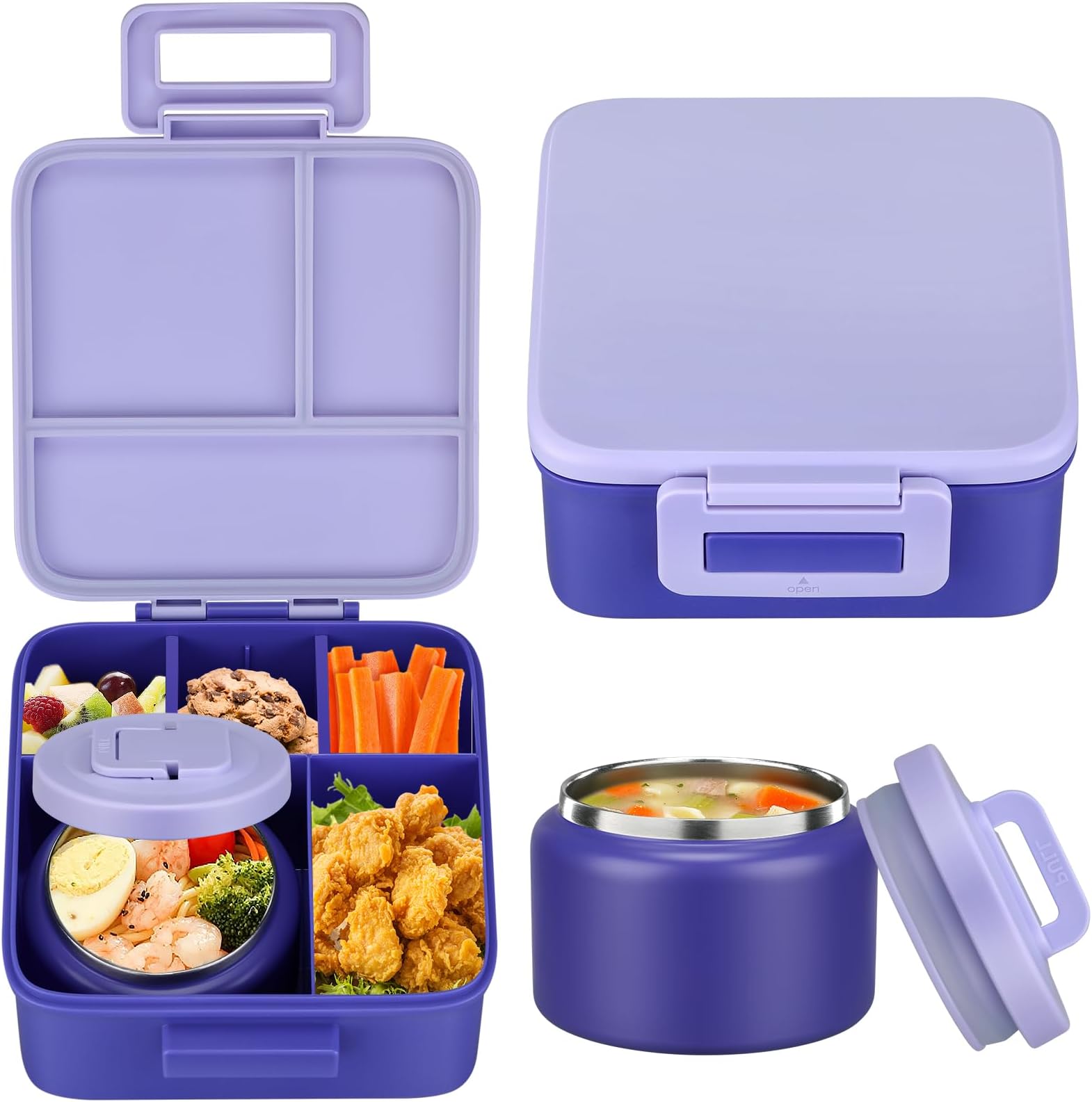 Food Storage Oven Safe - 1 Set Bento Lunch Box for
