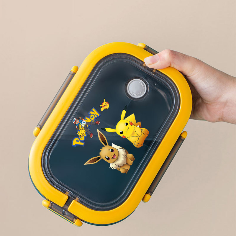 Anime Cartoon Lunch Box Pok É  - Food Storage With Dividers recension och pris