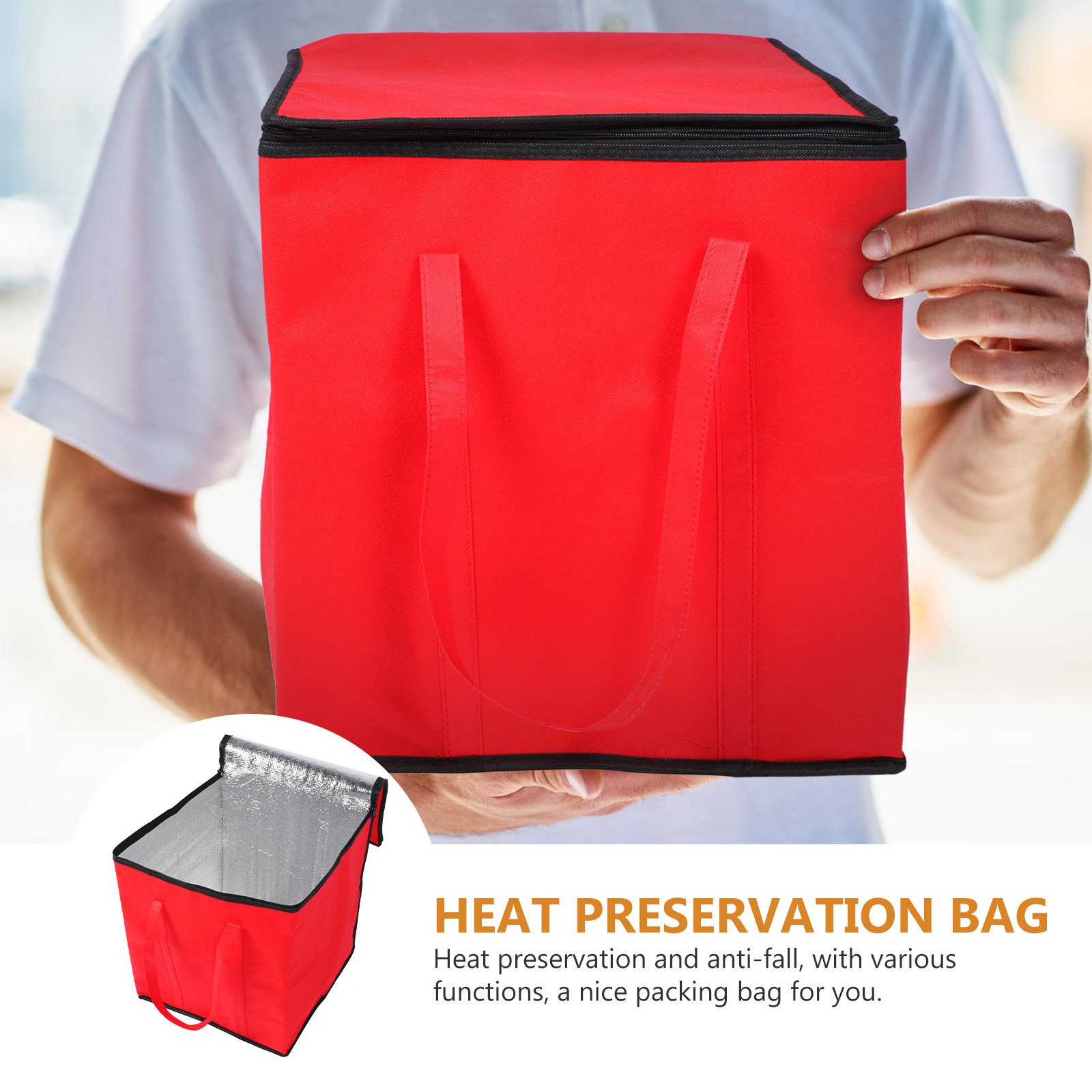 1Pcs Insulated Food Delivery B - Food Storage Bag recension och pris