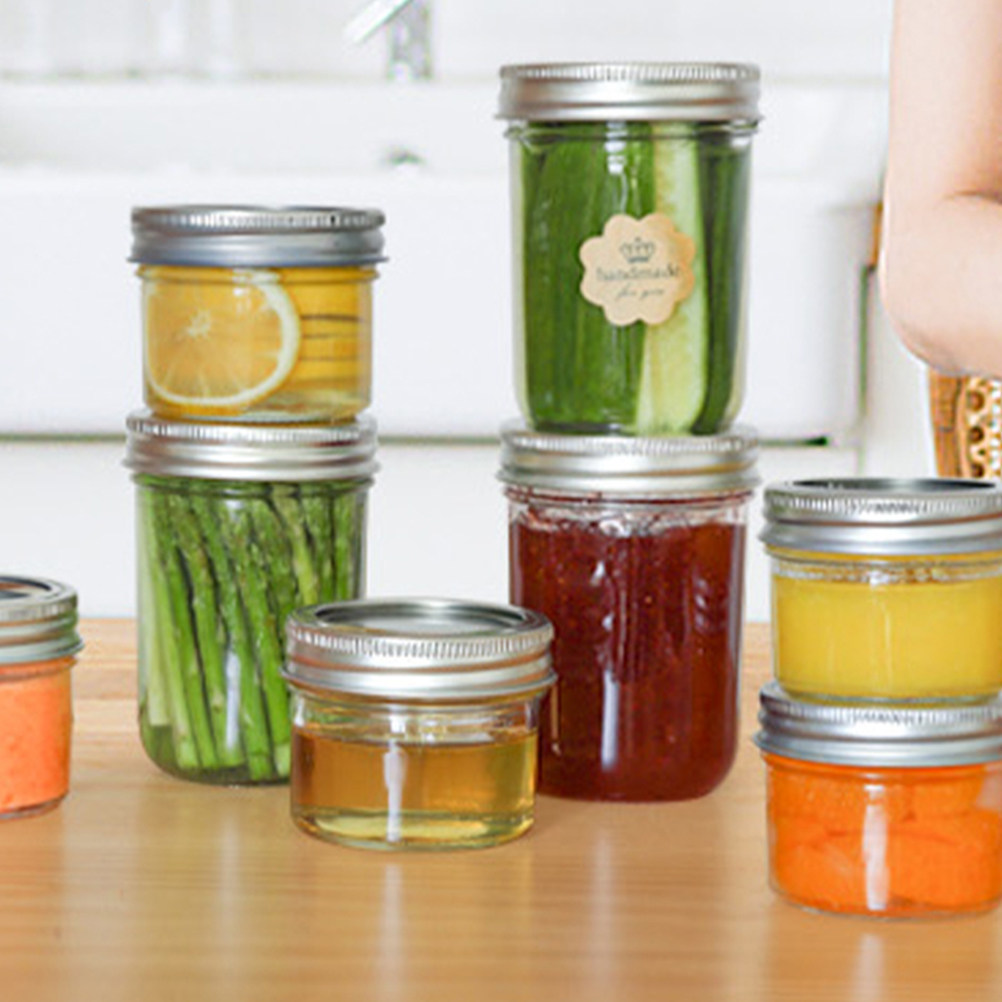 3Pcs Mini Mason Jars Aluminum  - Food Storage Containers recension och pris