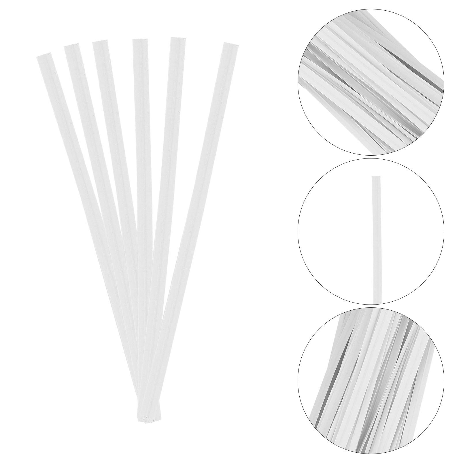 White Paper Twist Ties 1000 Pa - Food Storage Bag recension och pris