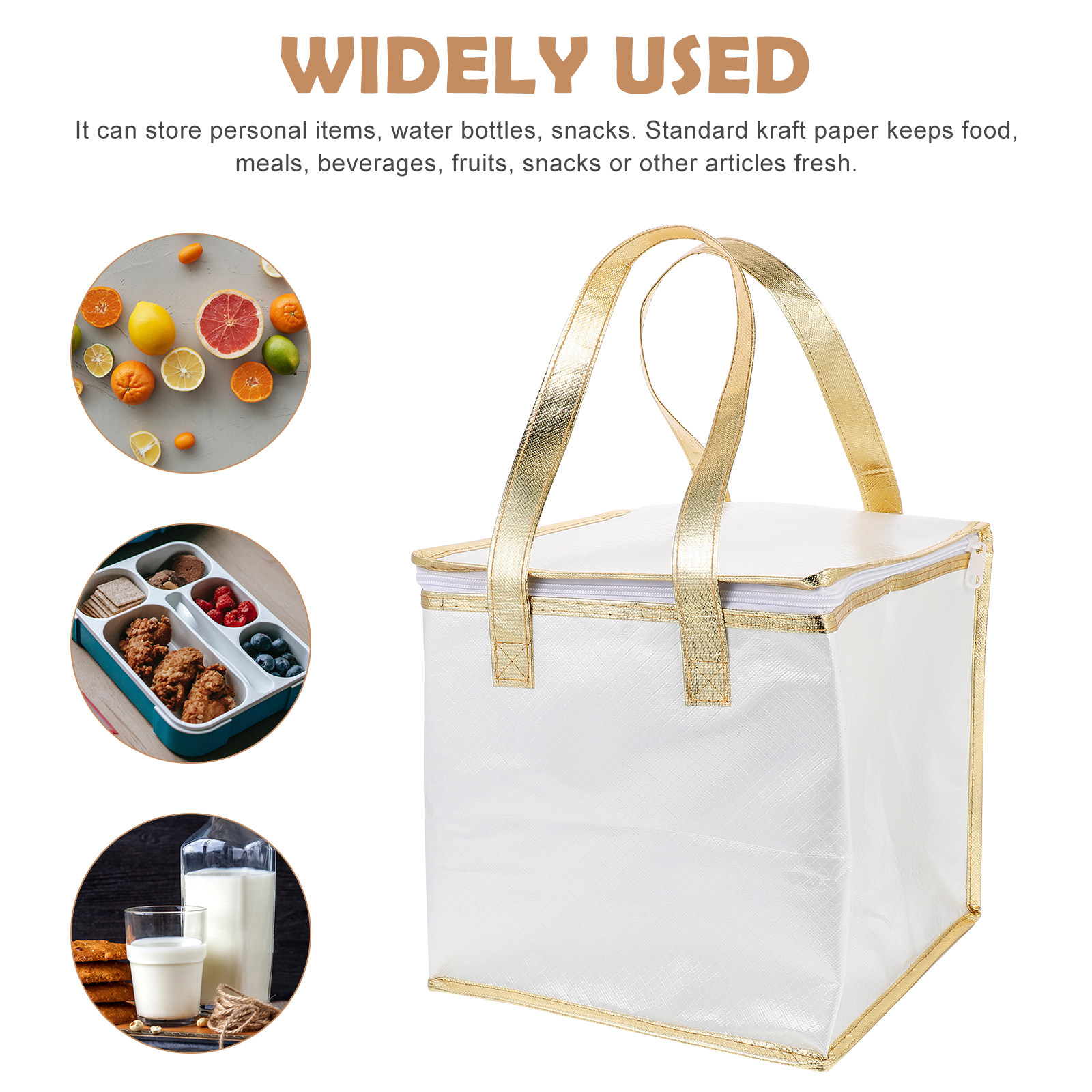 1Pcs Large Capacity Insulated  - Food Storage Bag recension och pris