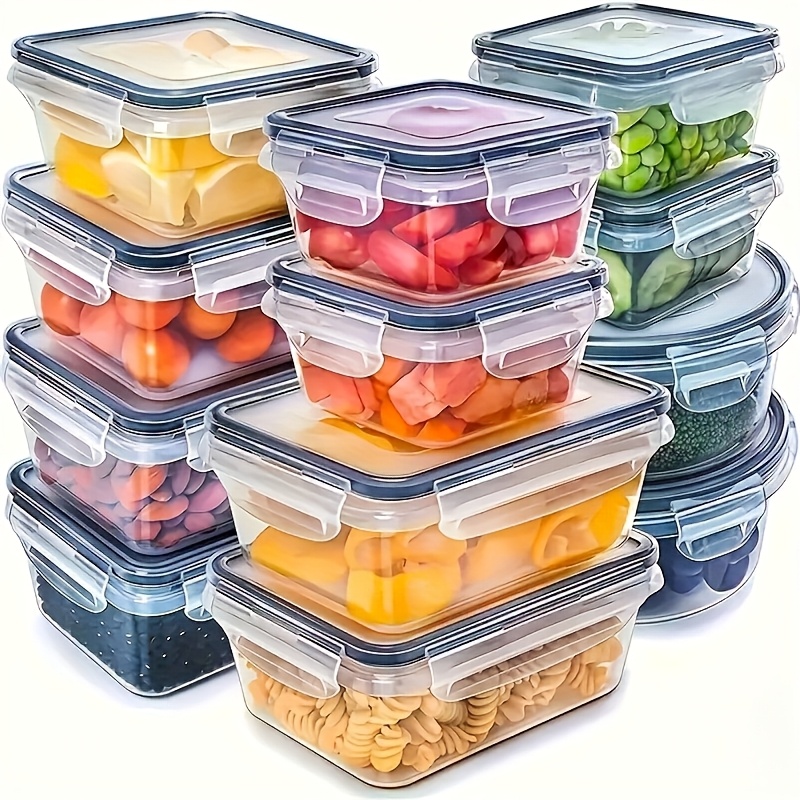 8Pcs Set Includes 4 Containers - Food Storage Oven Safe recension och pris