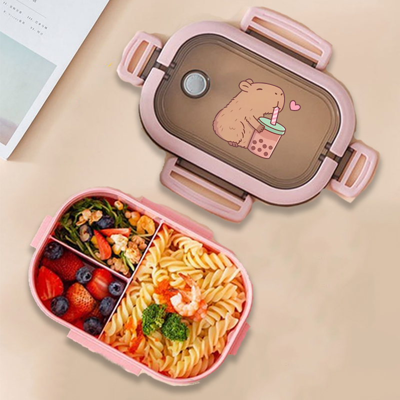 Capybara Bento Lunch Box Anime - Food Storage Meals recension och pris