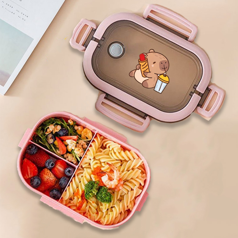 Capybara Bento Lunch Box Anime - Food Storage Meals recension och pris