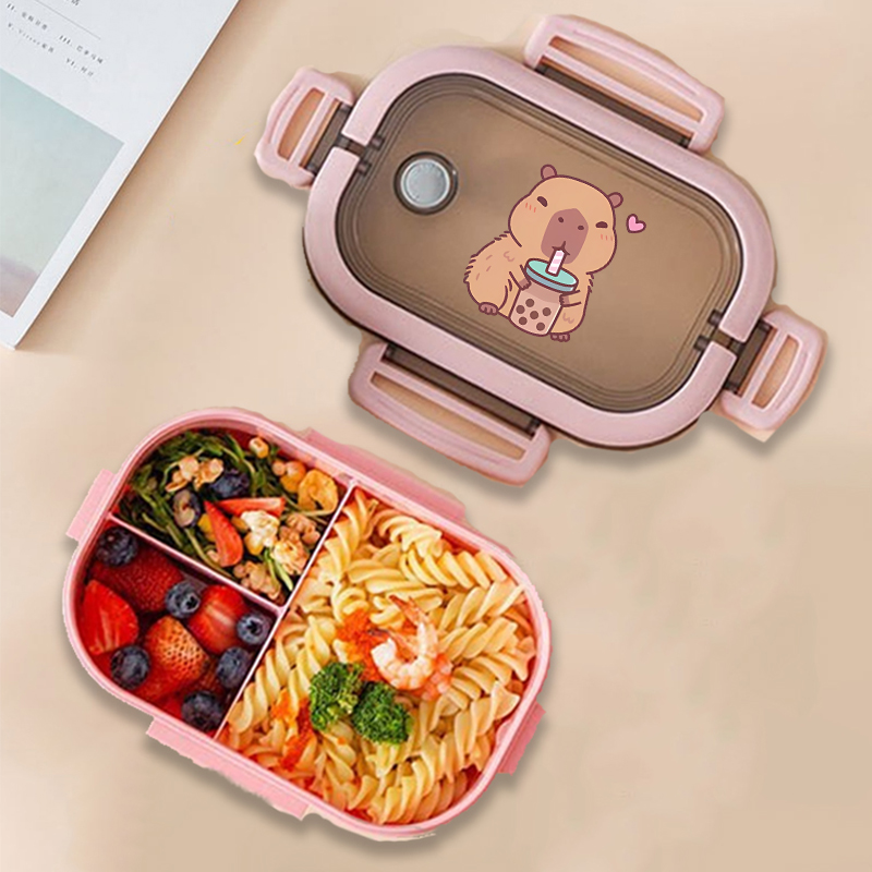 Capybara Bento Lunch Box Anime - Food Storage Meals recension och pris