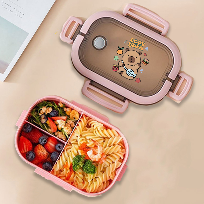 Capybara Bento Lunch Box Anime - Food Storage Meals recension och pris