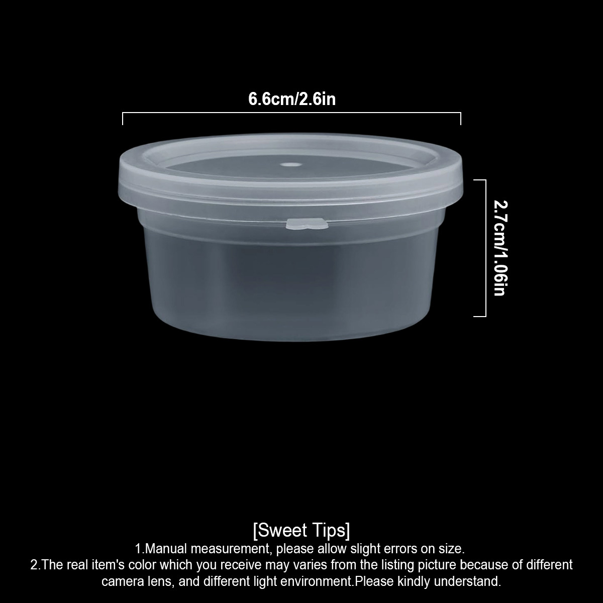 10/20/30 Pack Small Slime Cont - Food Storage Meals recension och pris