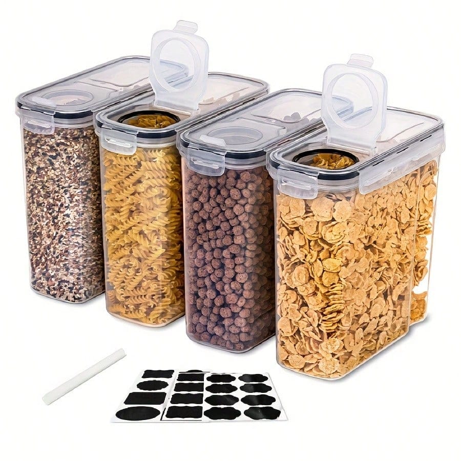 4 Pack Airtight Cereal & Dry F - Food Storage Meals recension och pris