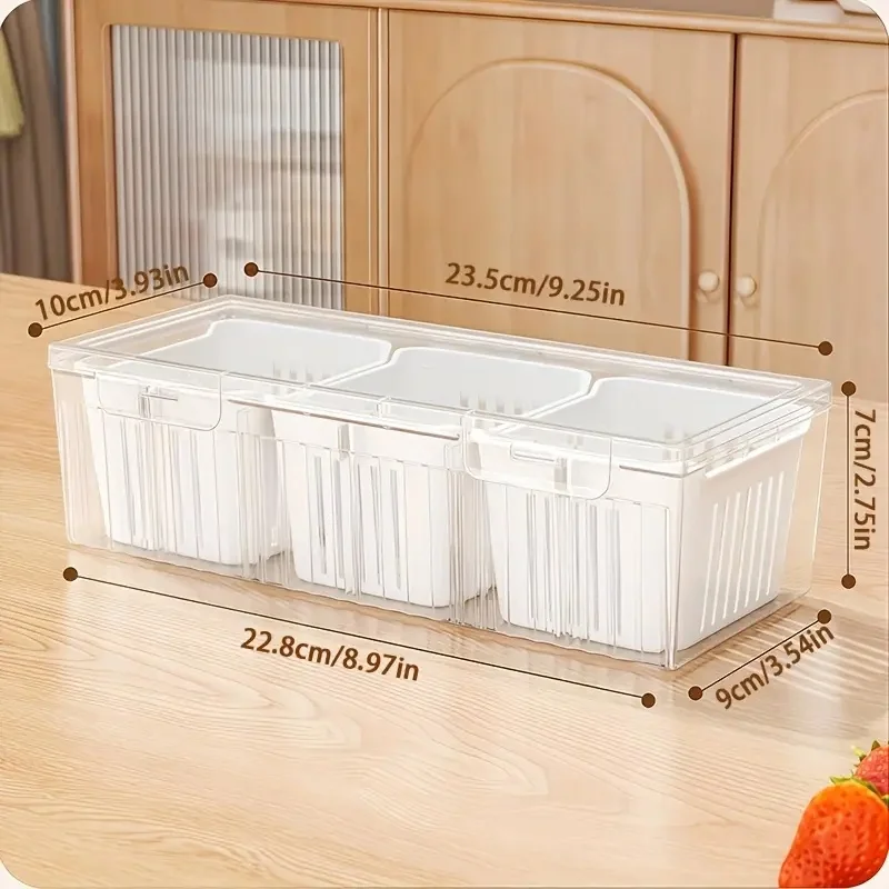 1pc Compartment Food Storage C - Food Storage With Dividers recension och pris