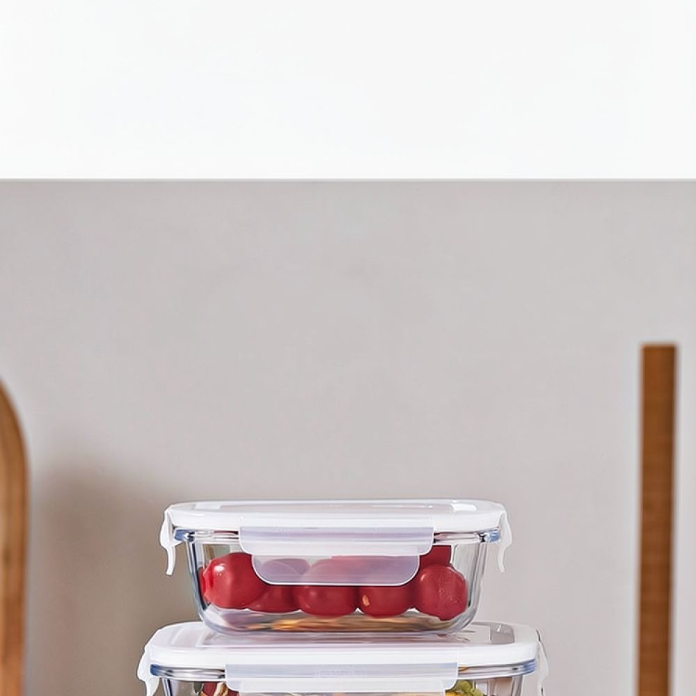 Microwave Safe Glass Bento Lun - Food Storage With Dividers recension och pris
