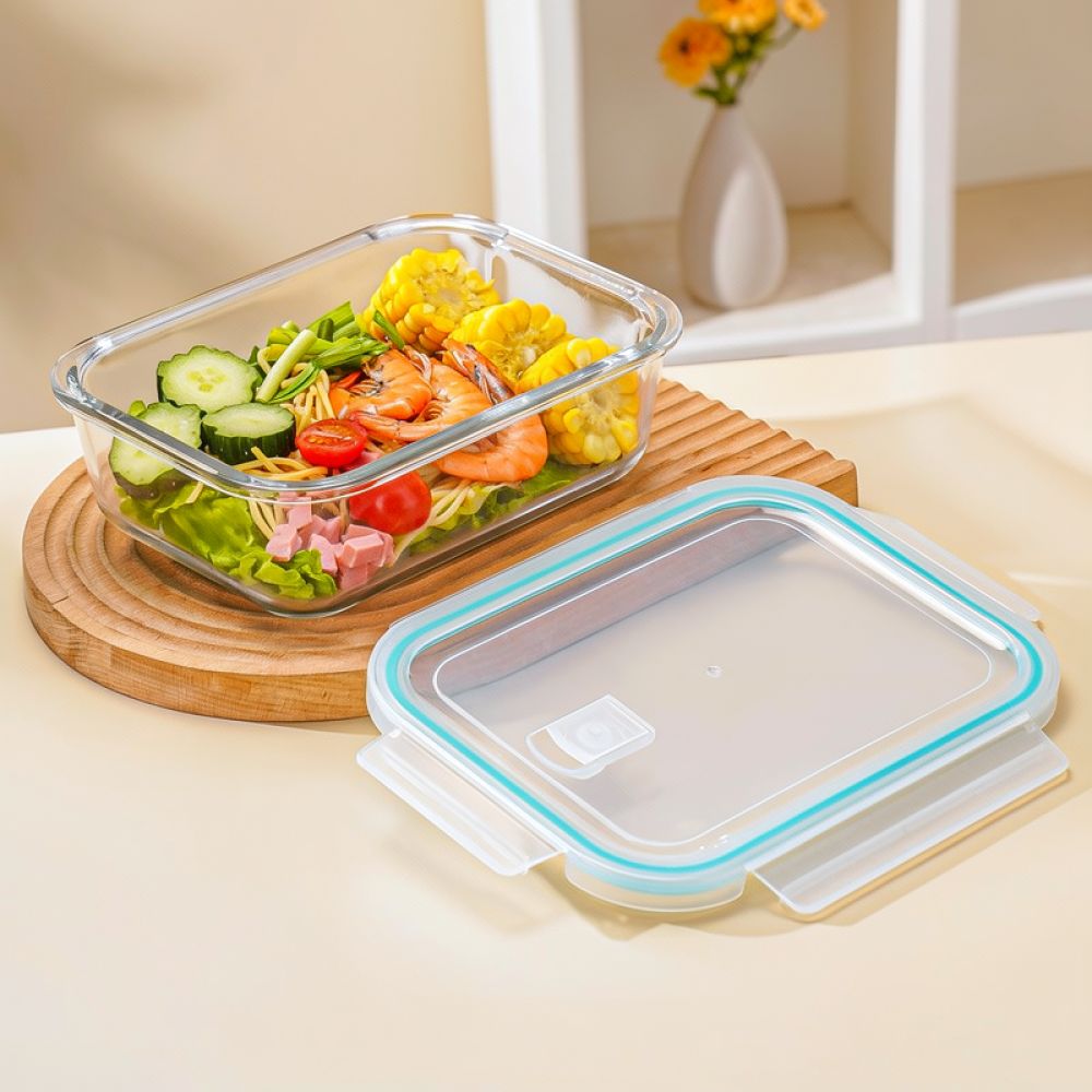 Microwave Safe Glass Bento Lun - Food Storage With Dividers recension och pris