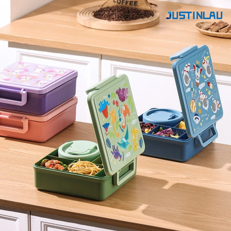 Lunch Box Cartoon Fruit Salad  - Food Storage Oven Safe recension och pris