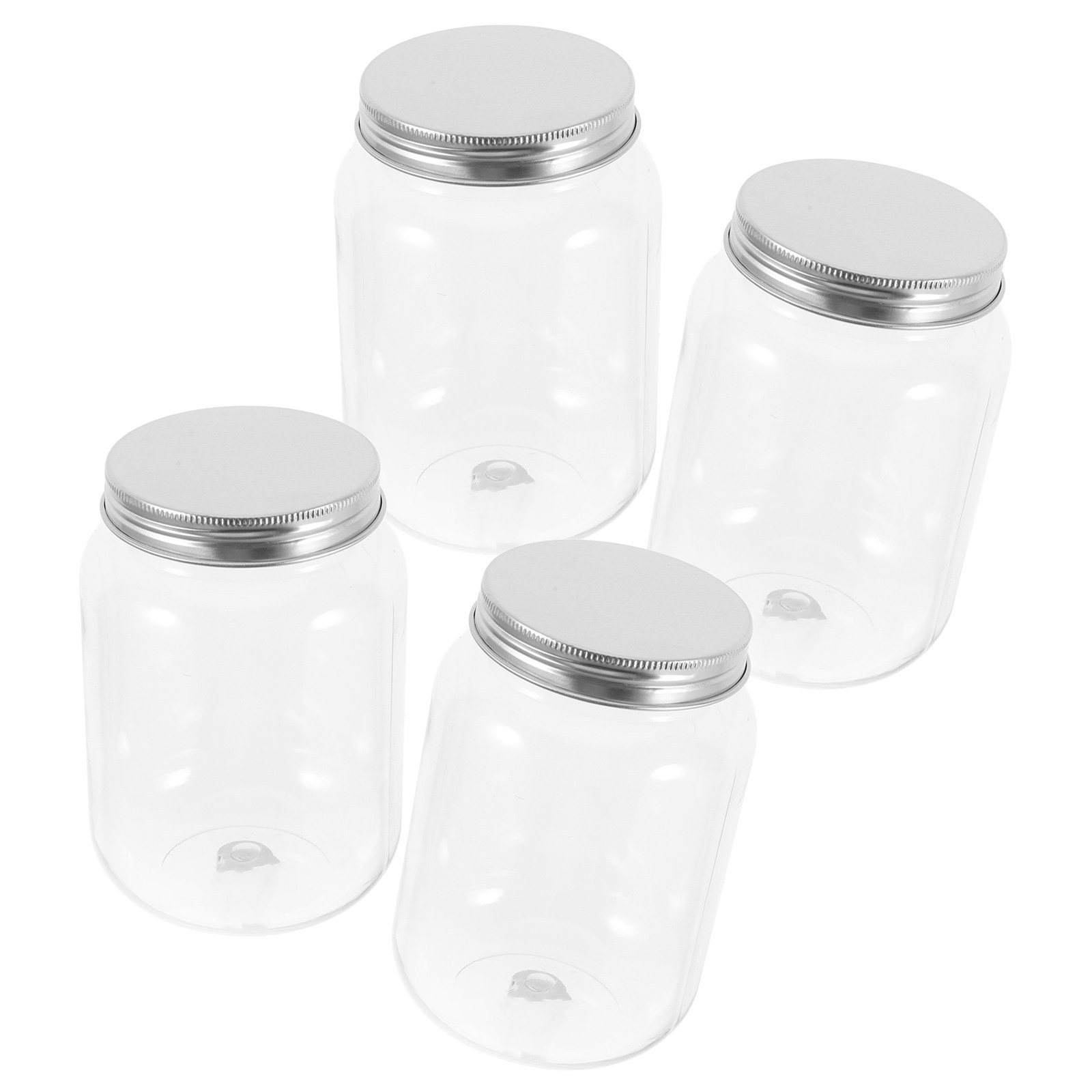 4Pcs Clear Plastic Jars Airtig - Food Storage Containers recension och pris