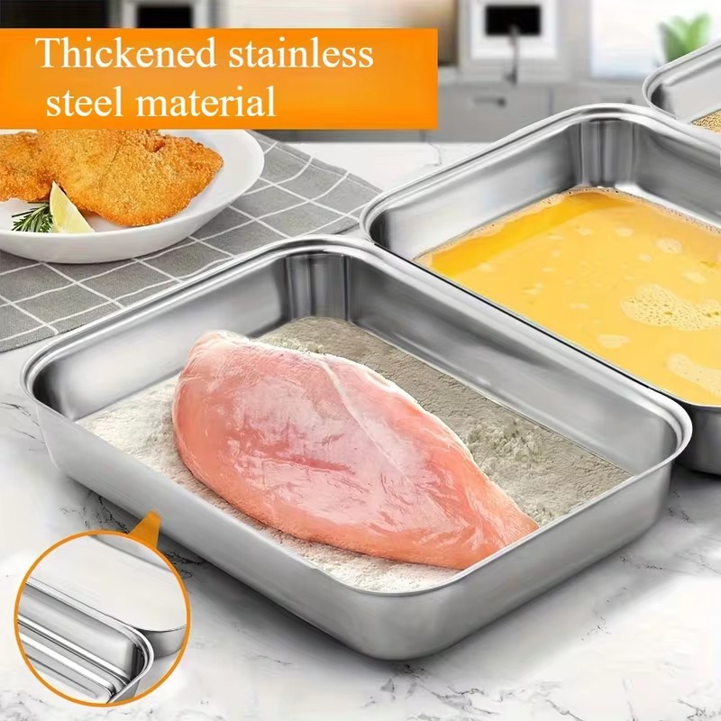 3-Piece Stainless Steel Food S - Food Storage Meals recension och pris