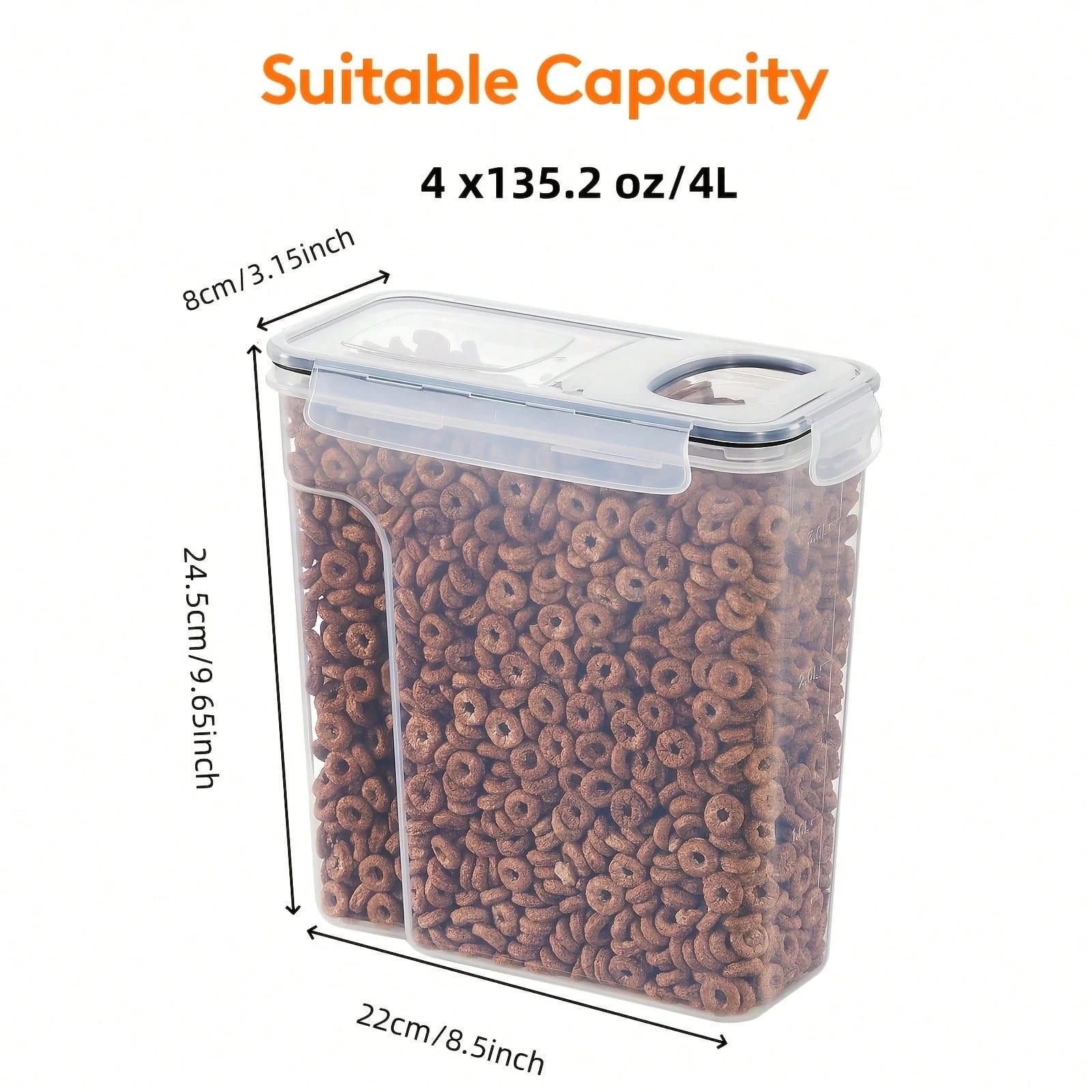 Airtight Food Storage Containe - Food Storage Labels recension och pris