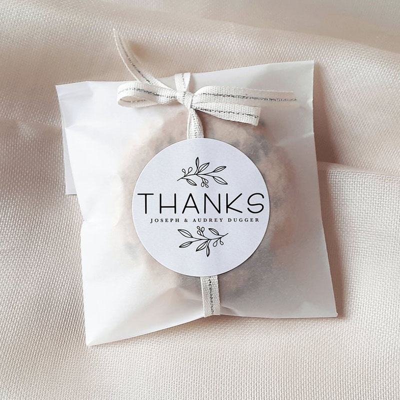 2.5cm-6cm Custom Logo Stickers - Food Storage Labels recension och pris