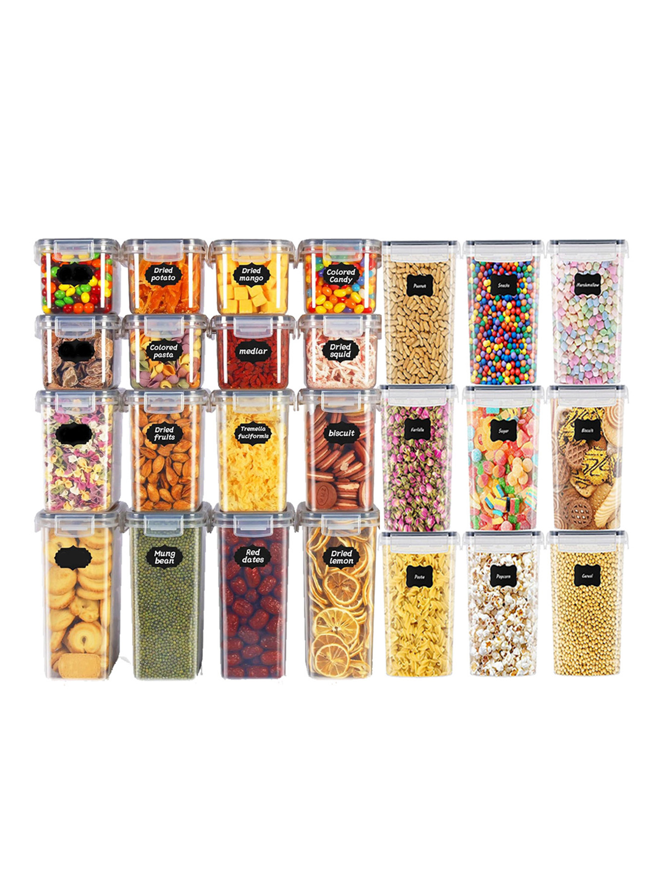 48pcs, Sealed Food Storage Con - Food Storage Labels recension och pris